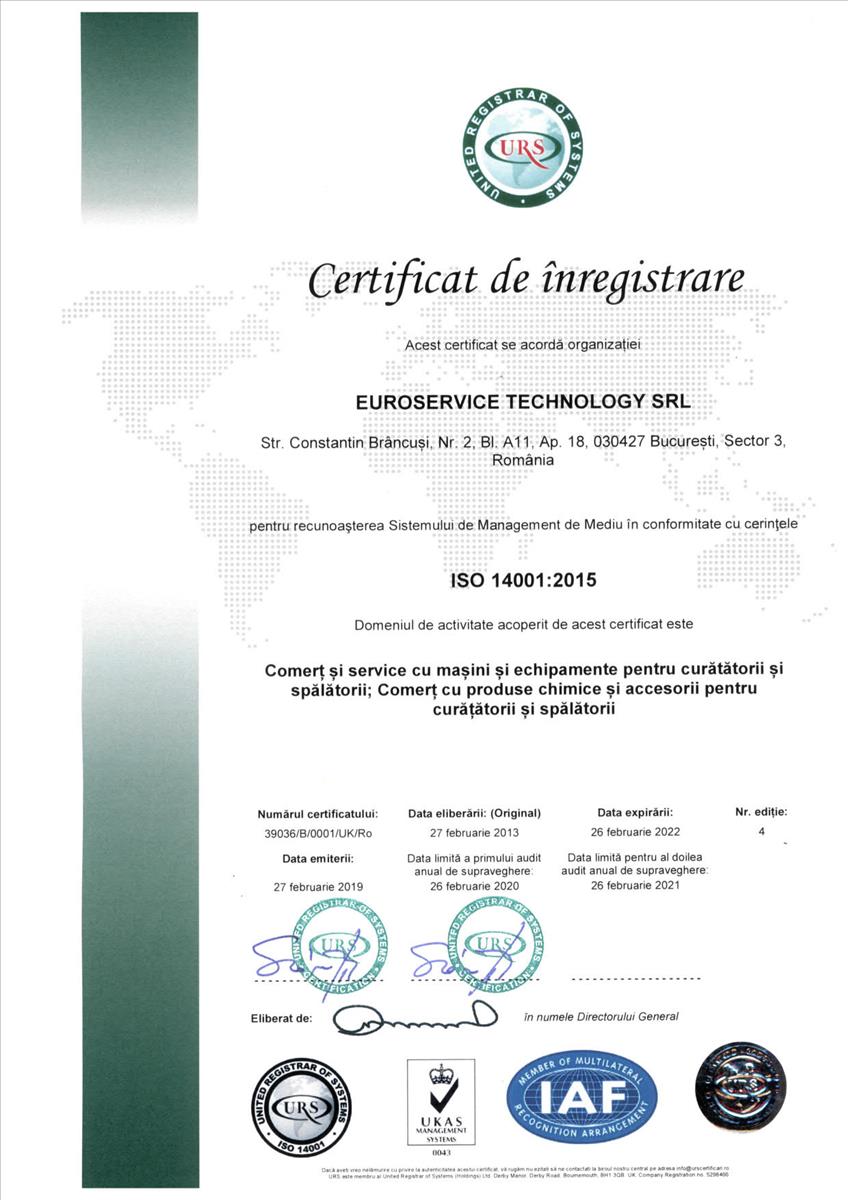 Certif EST ISO 14001.2015
