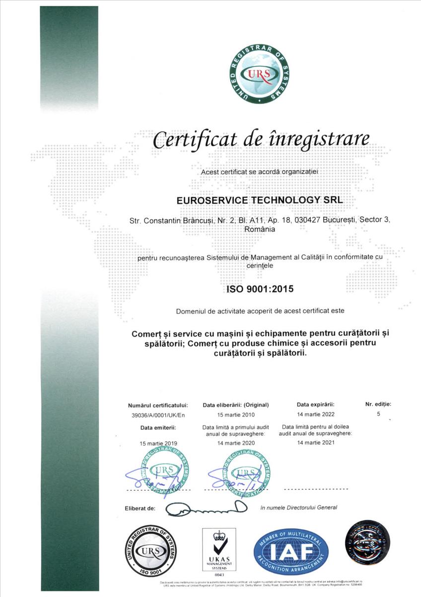Certif EST ISO 9001.2015